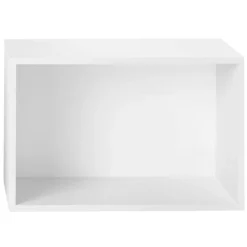 Muuto Stacked shelf module with background, large, white