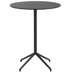 Muuto Still Cafe bar table 75 cm, h. 95 cm, black
