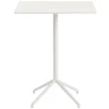 Muuto Still Cafe bar table 75 x 65 cm, h. 95 cm, white