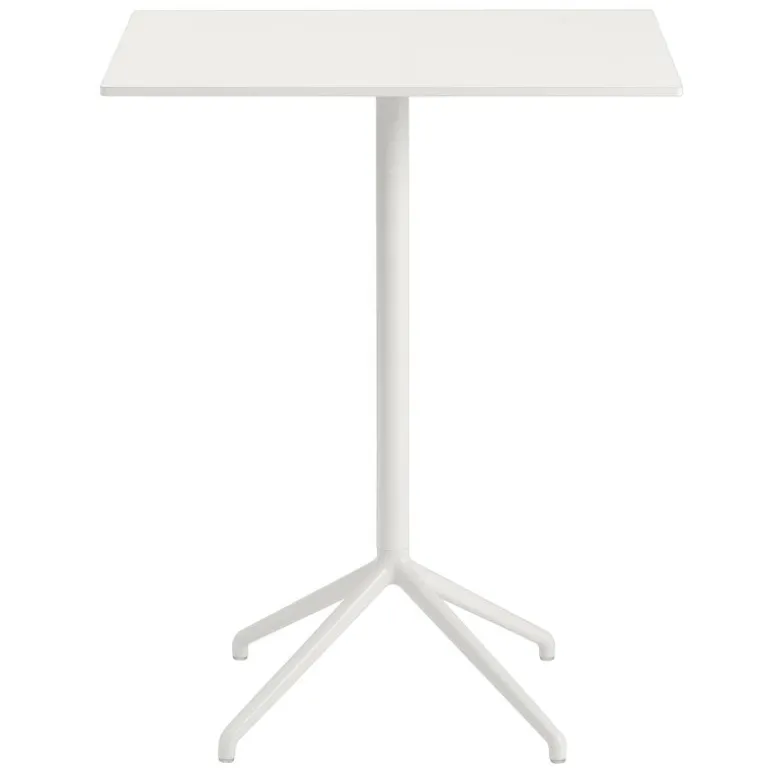 Muuto Still Cafe bar table 75 x 65 cm, h. 95 cm, white