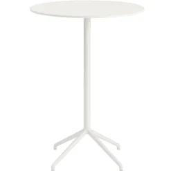 Muuto Still Cafe bar table 75 cm, h. 105 cm, white