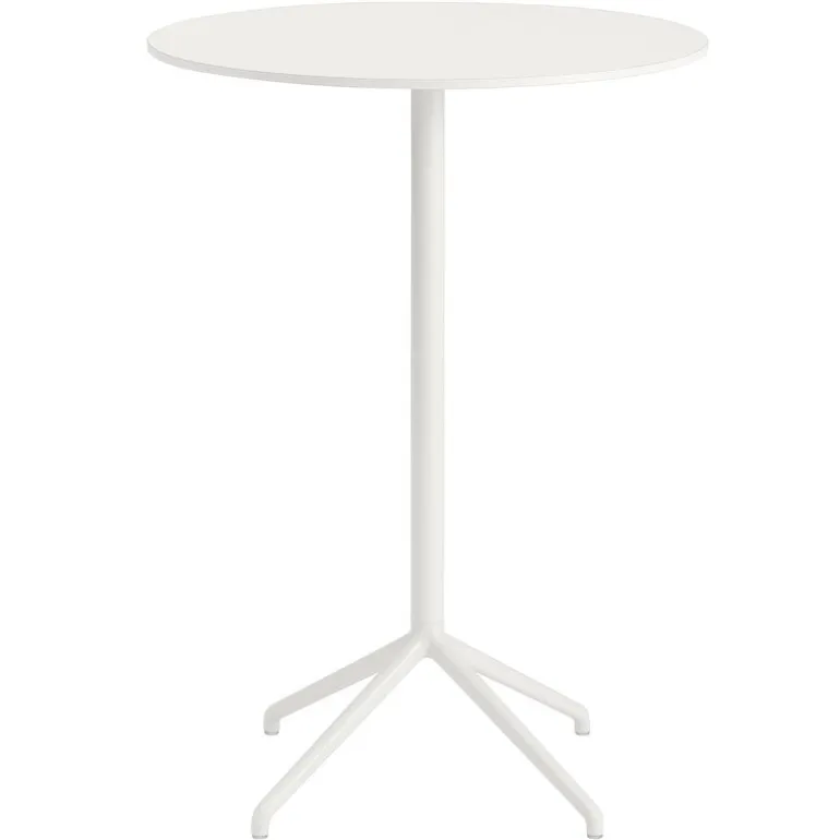 Muuto Still Cafe bar table 75 cm, h. 105 cm, white