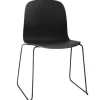 Muuto Visu chair, sled base, black