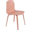 Muuto Visu chair, wood base, tan rose
