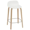Muuto Visu counter stool, 65 cm, oak - white