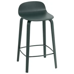 Muuto Visu counter stool, 65 cm, dark green