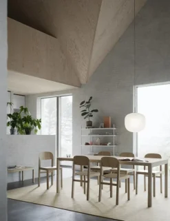 Muuto Workshop table, 200 x 92 cm, oak - oak veneer