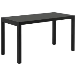 Muuto Workshop table, 130 x 65 cm, black - black linoleum