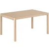 Muuto Workshop table, 140 x 92 cm, oak - oak veneer