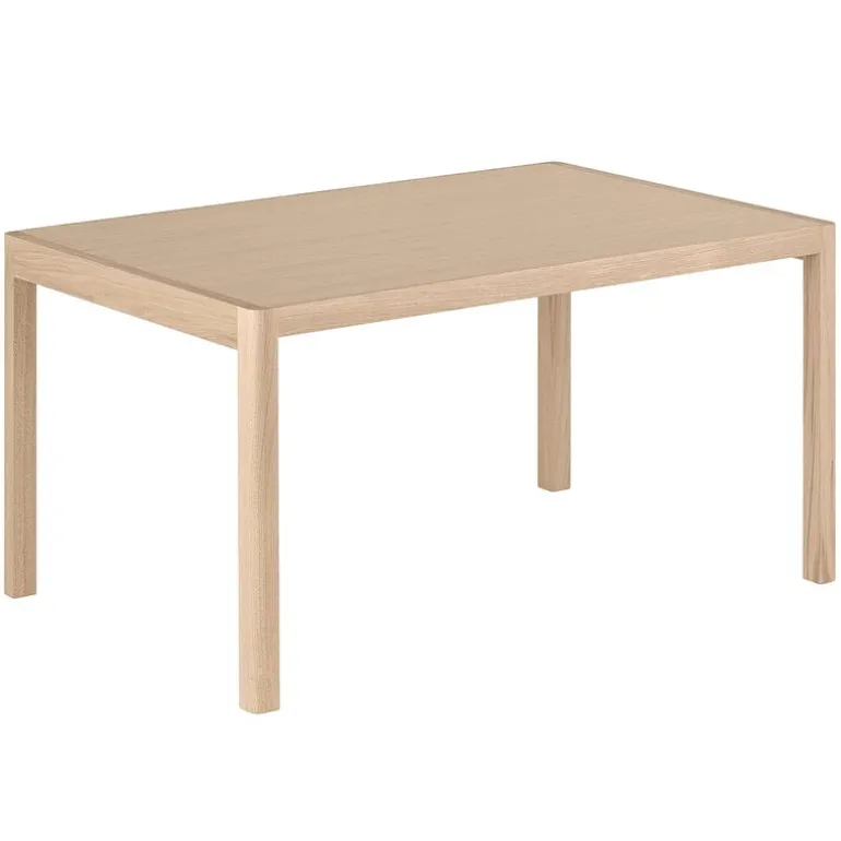Muuto Workshop table, 140 x 92 cm, oak - oak veneer