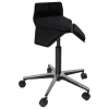myKolme ILOA Smile saddle chair, black ash - black Fame 60999