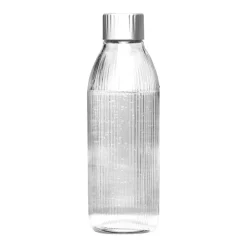 Mysoda Glass bottle 1 L, silver