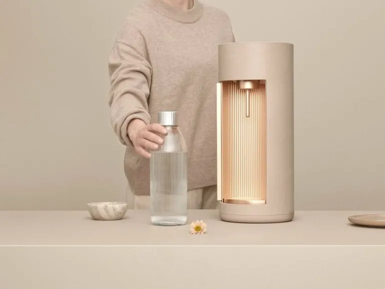 Mysoda Glassy sparkling water maker, latte