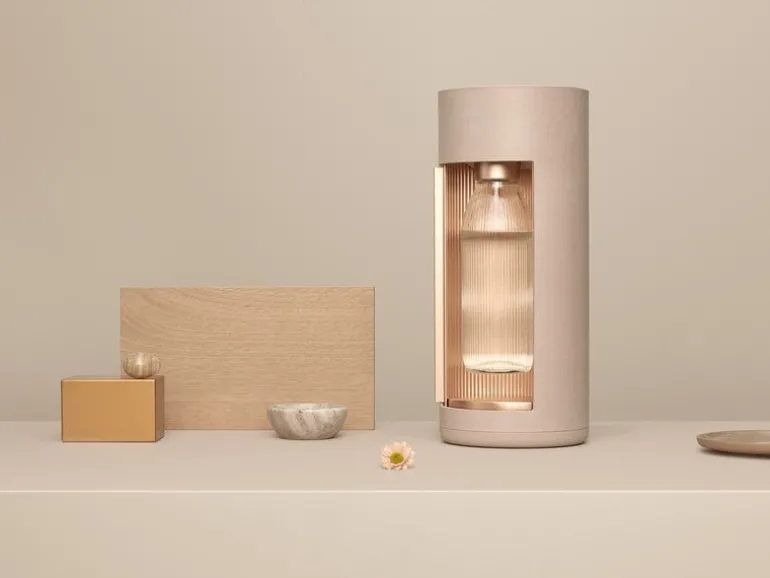 Mysoda Glassy sparkling water maker, latte