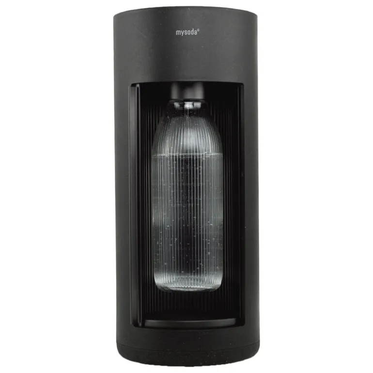 Mysoda Glassy sparkling water maker, black