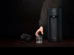 Mysoda Glassy sparkling water maker, black