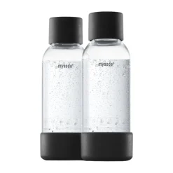 Mysoda Mysoda water bottle 0,5 L, 2 pcs, black