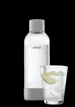 Mysoda Mysoda water bottle 1 L, 2 pcs, grey
