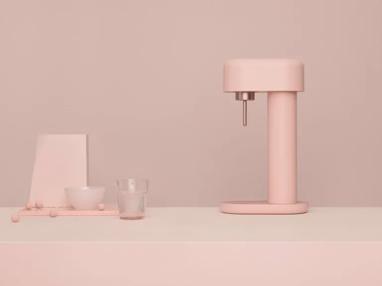 Mysoda Ruby 2 sparkling water maker, pink