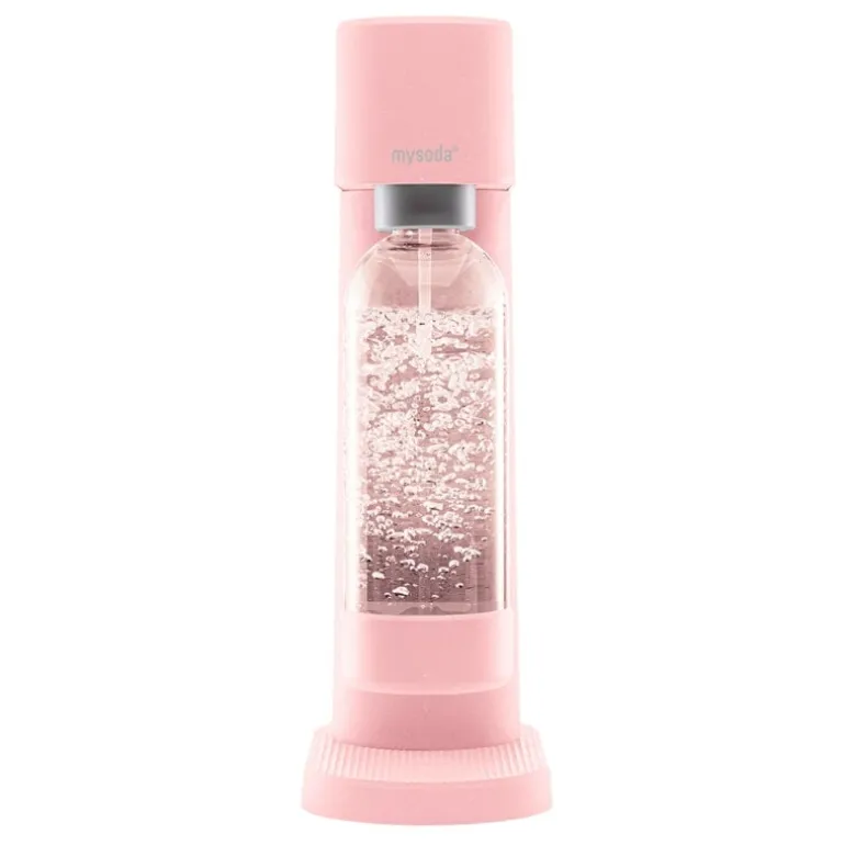 Mysoda Woody sparkling water maker, pink