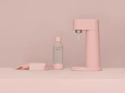 Mysoda Woody sparkling water maker, pink
