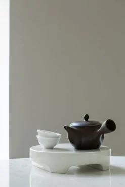 Nedre Foss Etage platter, white