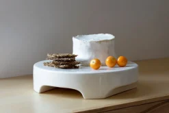 Nedre Foss Etage platter, white