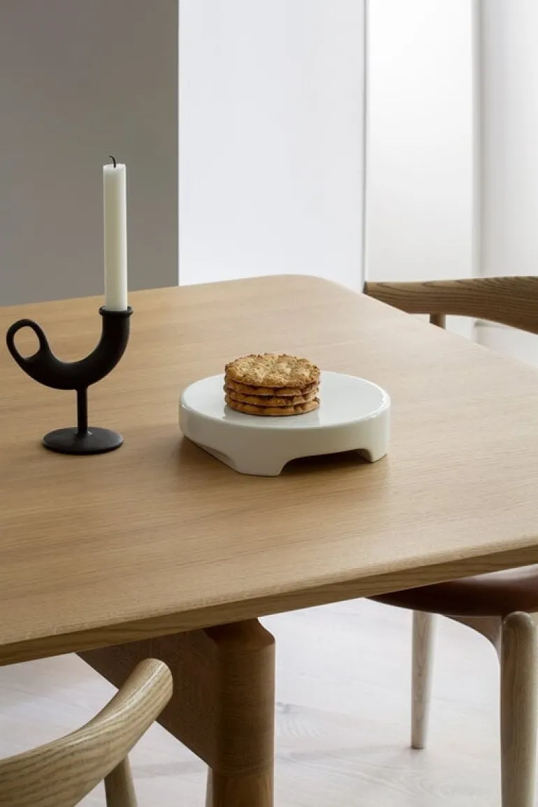 Nedre Foss Ildhane candleholder, black