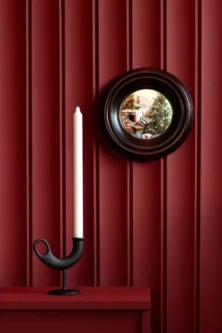 Nedre Foss Ildhane candleholder, black