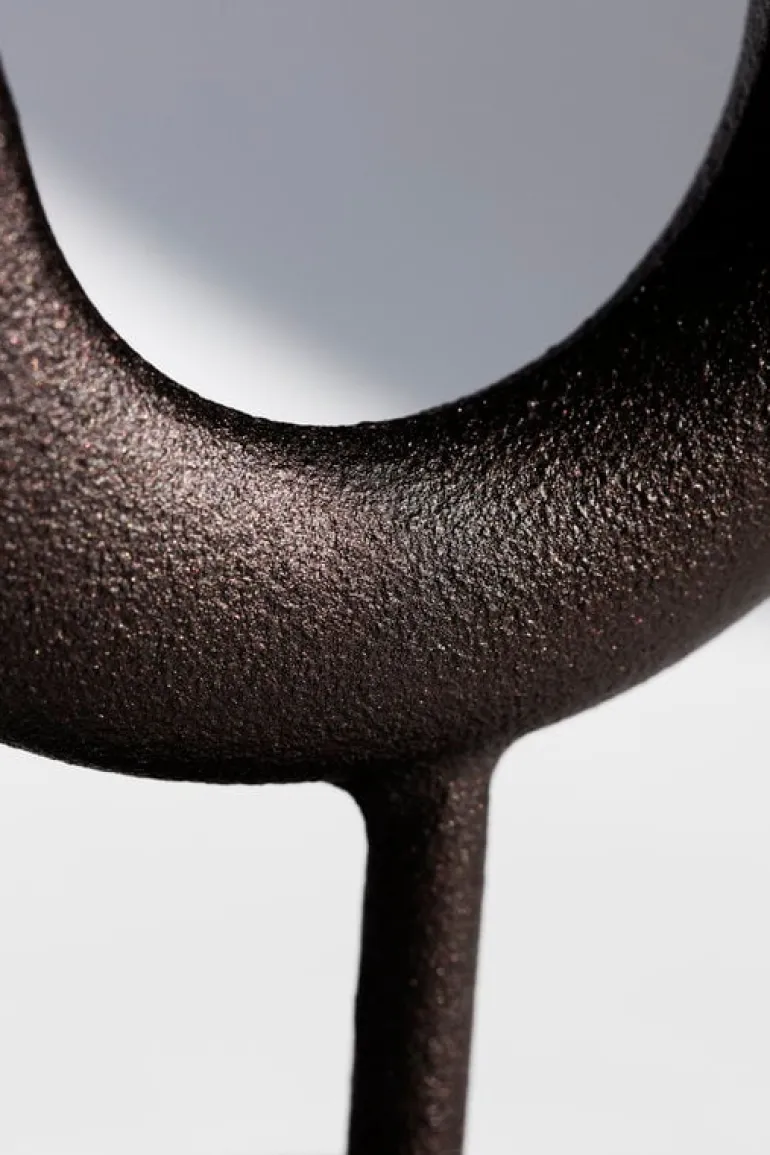 Nedre Foss Ildhane candleholder, black