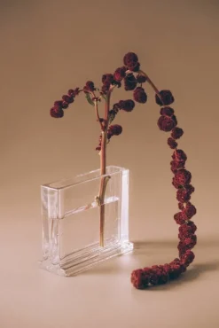 Nedre Foss Monoblokk vase, clear glass