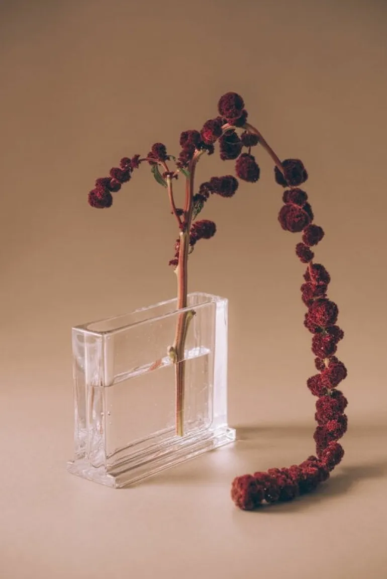 Nedre Foss Monoblokk vase, clear glass