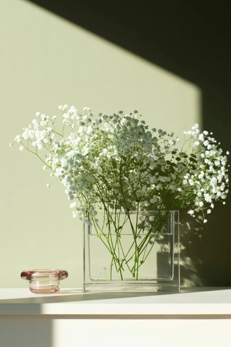 Nedre Foss Monoblokk vase, clear glass