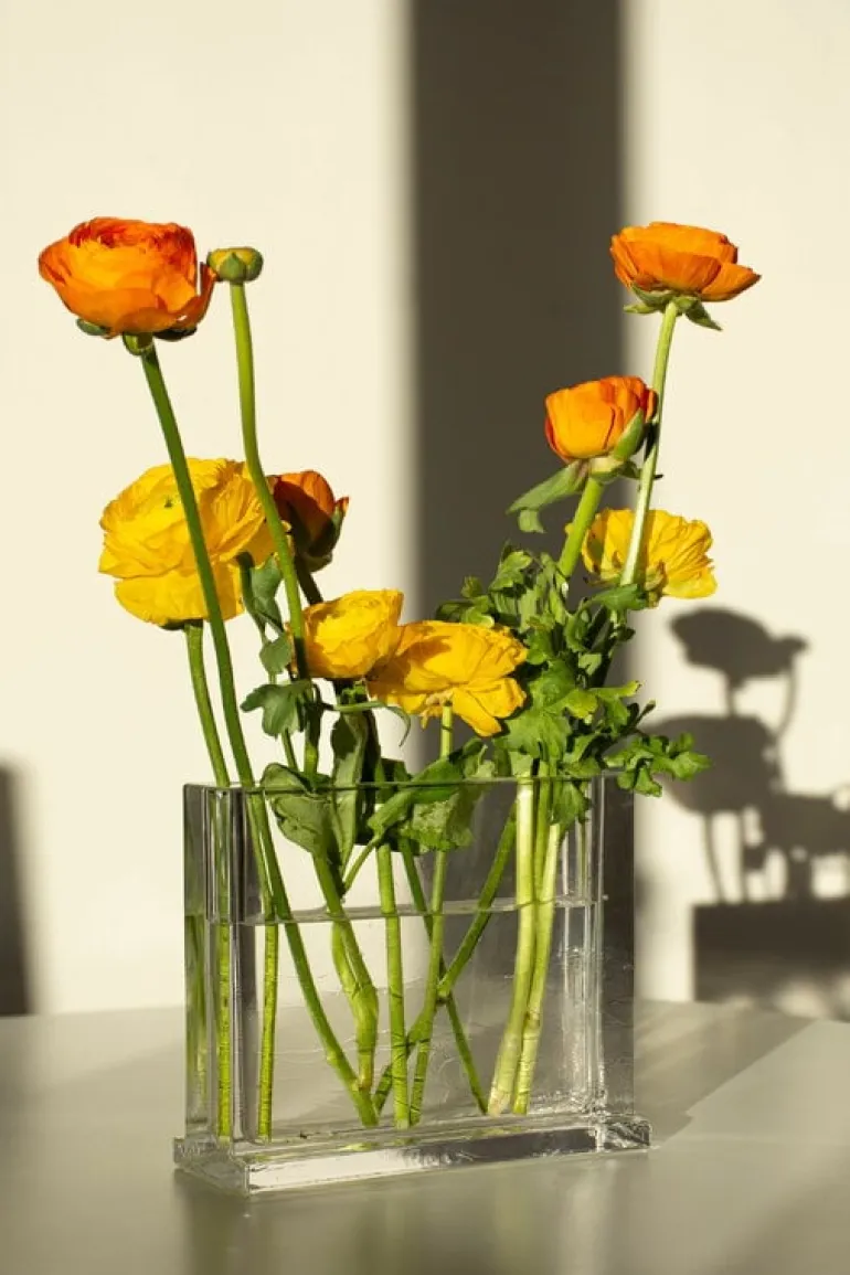 Nedre Foss Monoblokk vase, clear glass