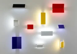 Nemo Lighting Applique à Volet Pivotant wall lamp, yellow