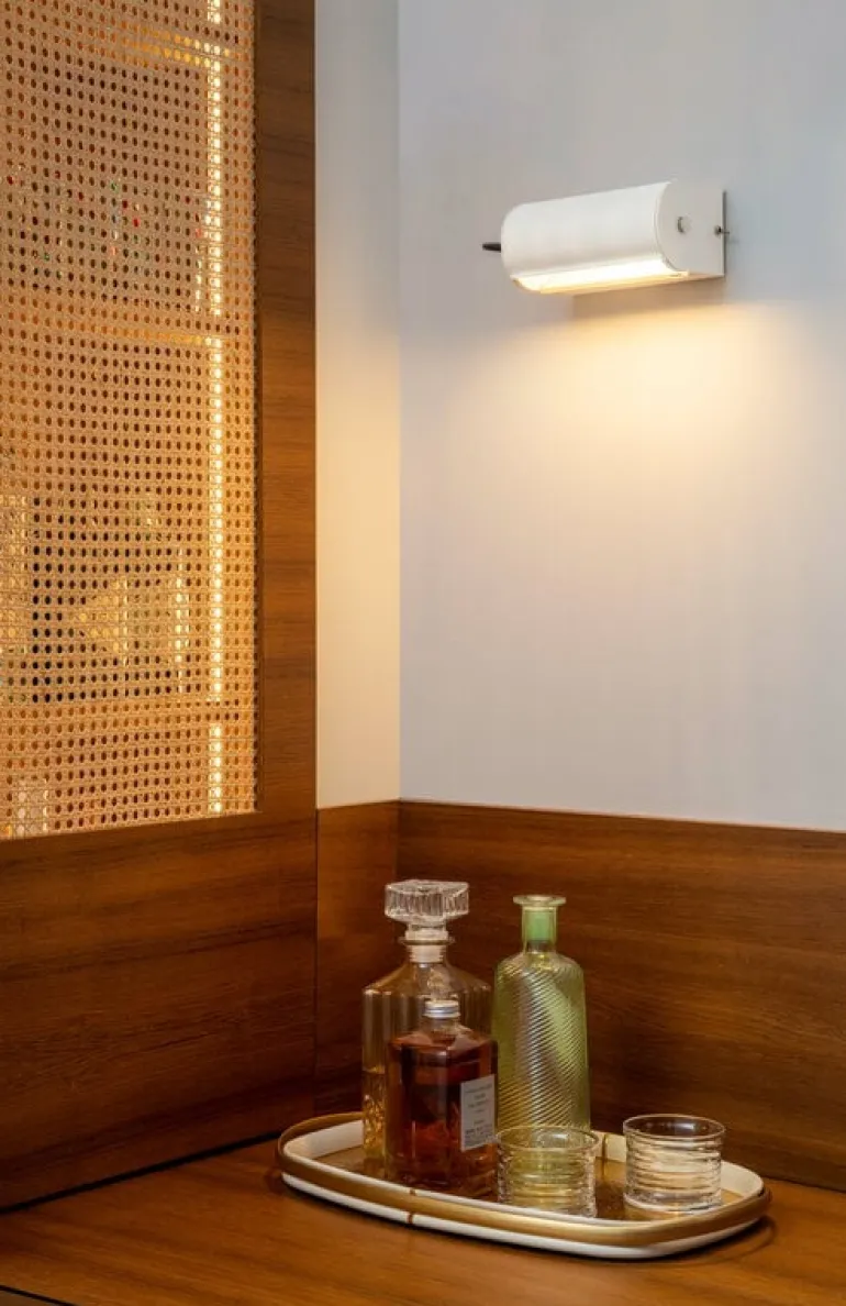 Nemo Lighting Applique Cylindrique Petite wall lamp, white