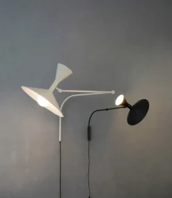 Nemo Lighting Lampe de Marseille Mini wall lamp, black