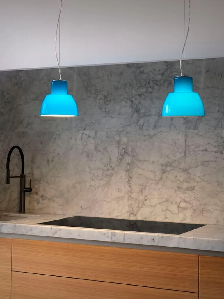 Nemo Lighting Lorosae pendant, ocean blue