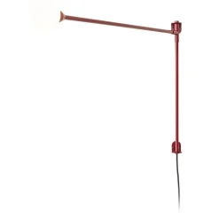Nemo Lighting Potence Pivotante Mini wall lamp, red