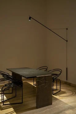 Nemo Lighting Swan wall lamp, black