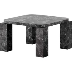 New Works Atlas coffee table, 60 x 60 cm, black marble