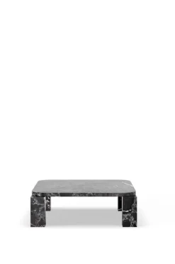 New Works Atlas coffee table, 82 x 82 cm, black marble