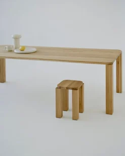 New Works Atlas dining table, 200 x 95 cm, natural oak