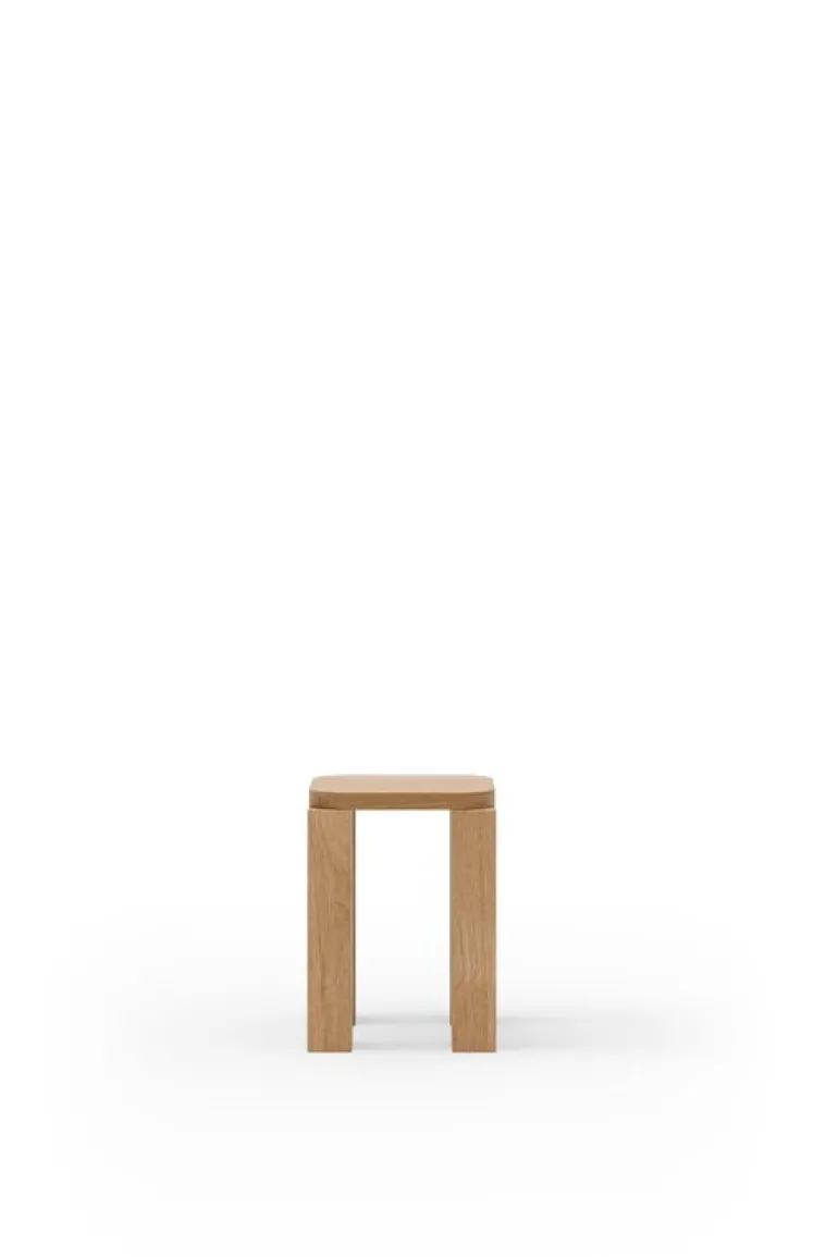 New Works Atlas stool, natural oak