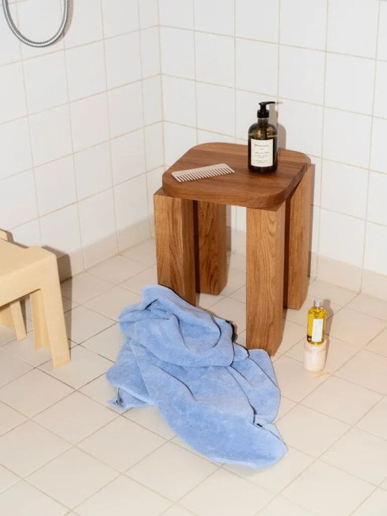 New Works Atlas stool, natural oak