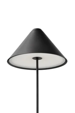 New Works Brolly portable table lamp, black steel
