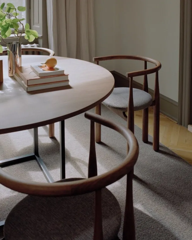 New Works Bukowski chair, walnut - Carnarvon 022