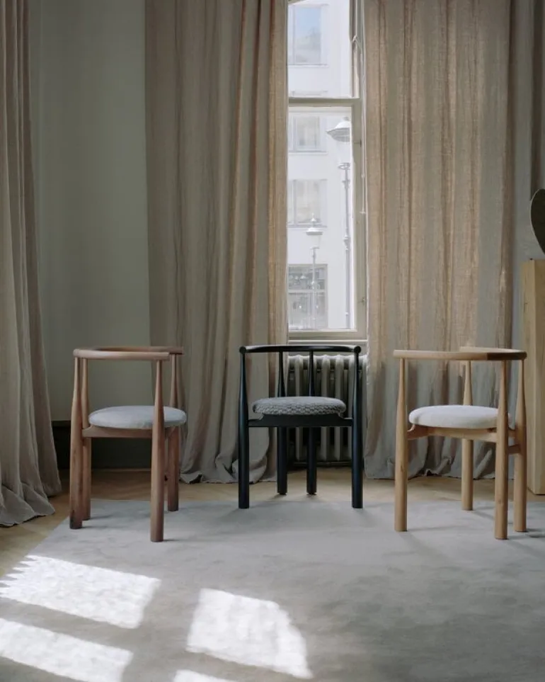 New Works Bukowski chair, walnut - Carnarvon 022