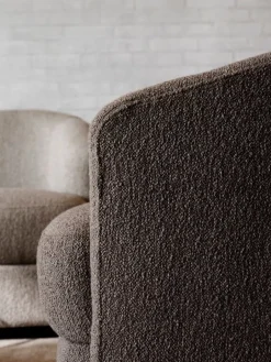 New Works Covent lounge chair, dark taupe