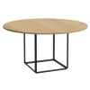 New Works Florence dining table 145 cm, black - oiled oak